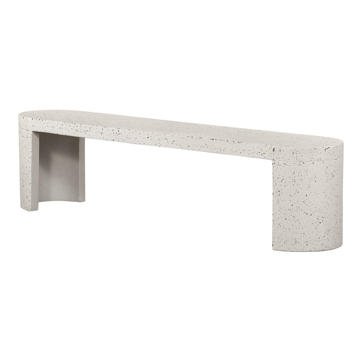 Lyon Outdoor Bench | Bone & Brass
