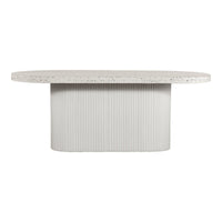Lyon Terrazzo Outdoor Dining Table - Table Detail | Bone & Brass