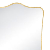 Lyrical Gold Edged Mirror with radiant, timeless splendor and natural allure.