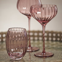 Madden Blush Cocktail Glasses, Set 4 - Glass View | Bone & Brass