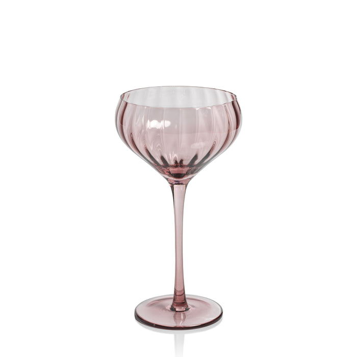 Madden Blush Cocktail Glasses, Set 4 | Bone & Brass