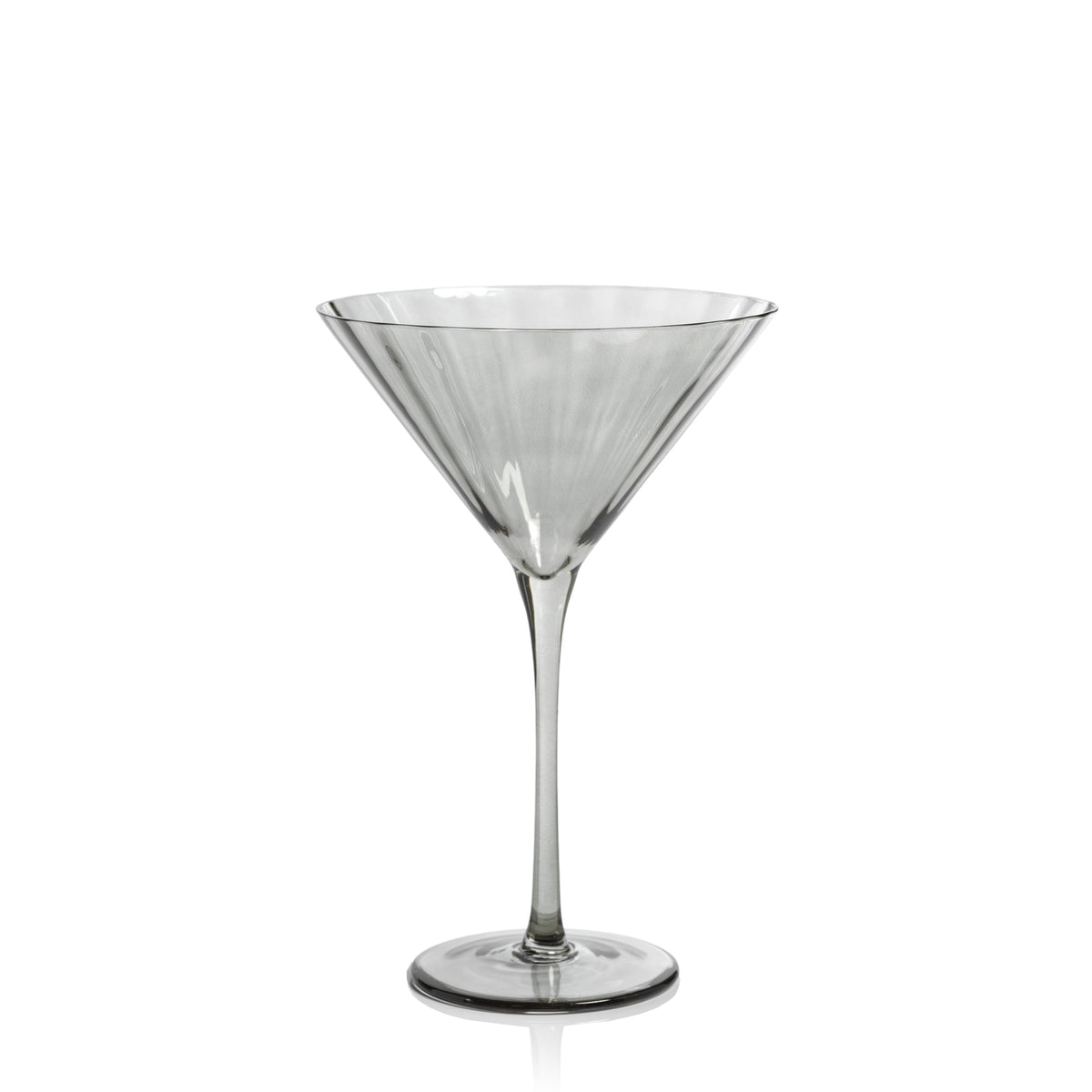 Madden Grey Martini Glasses, Set 4 | Bone & Brass