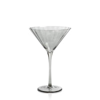 Madden Grey Martini Glasses, Set 4 | Bone & Brass