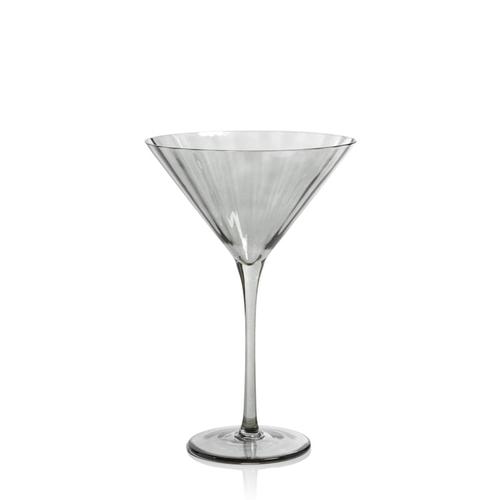 Madden Grey Martini Glasses, Set 4 | Bone & Brass
