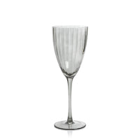 Madden Grey White Wine Glasses, Set 4 | Bone & Brass