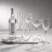Madden Optic Cocktail Glasses, Set 4 - Glass Detail | Bone & Brass