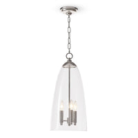Maiden Glass Pendant - Polished Nickel | Bone & Brass