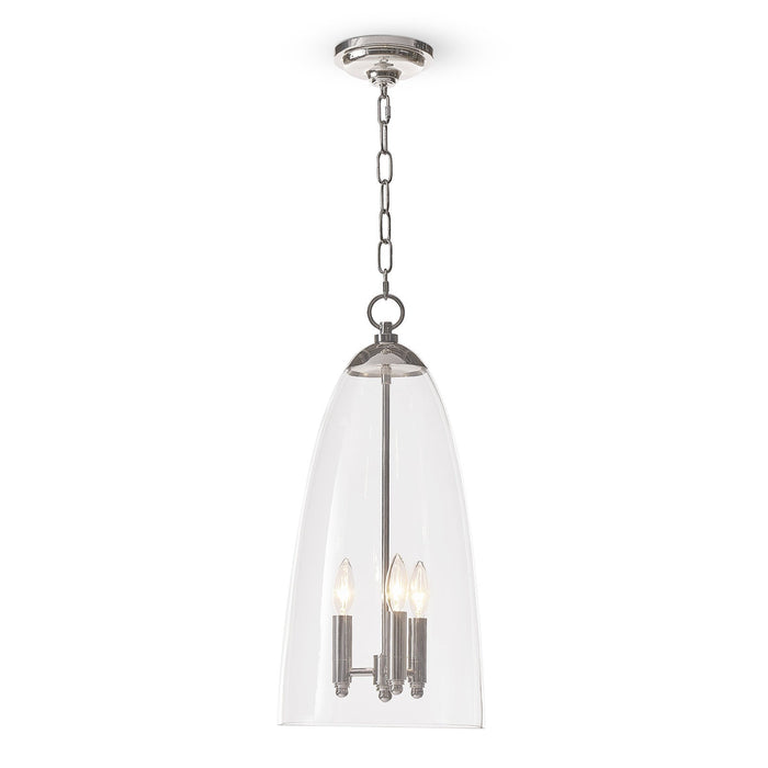 Maiden Glass Pendant - Polished Nickel | Bone & Brass