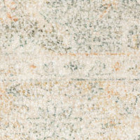 Close-up of a Malabar Beige & Grey Chenille Traditional Rug, showing its soft, hand-loomed texture and subtle Persian design.