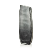 Manolo Smoke Gray Glass Vase | Bone & Brass