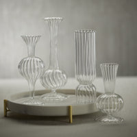 Margaret Optic Glass Vases, Set 2 - Vase Detail | Bone & Brass
