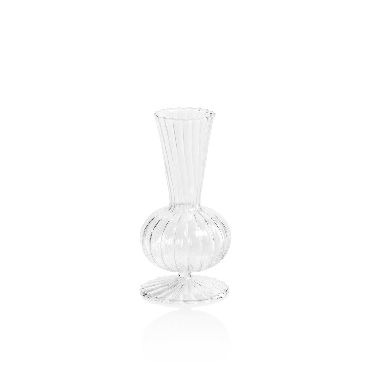 Margaret Optic Glass Vases, Set 2 | Bone & Brass