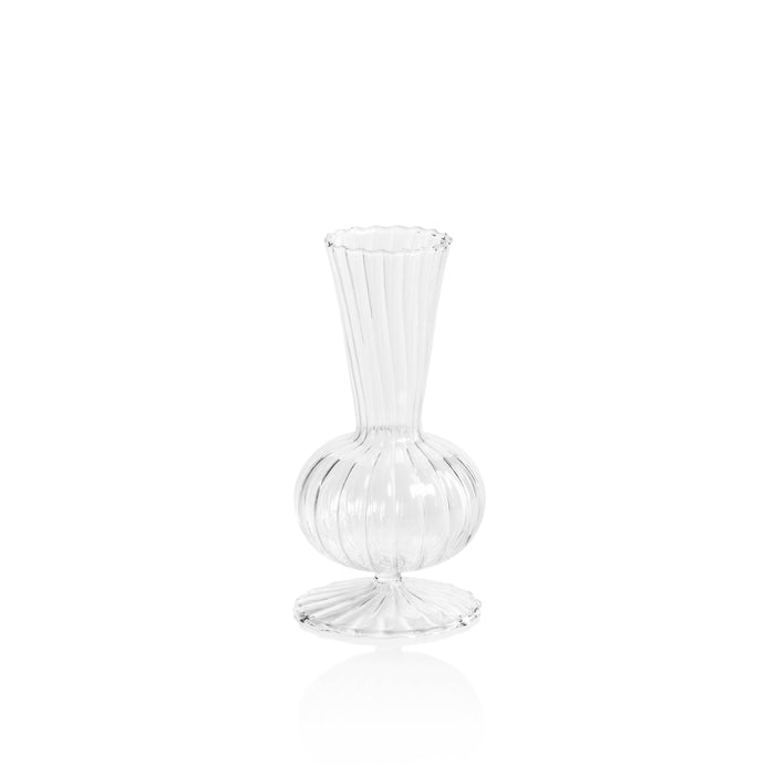 Margaret Optic Glass Vases, Set 2 | Bone & Brass