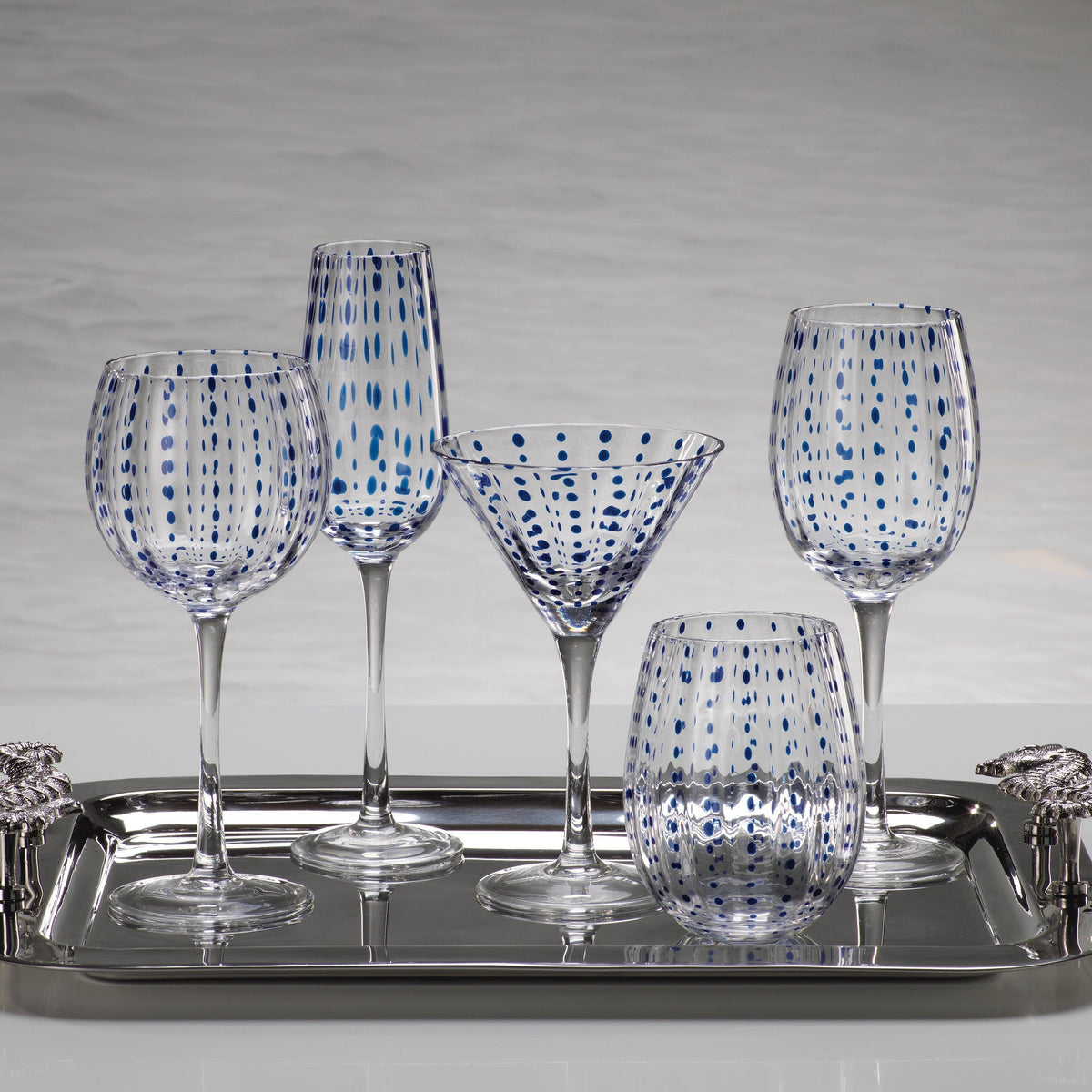 Mari Stemless Glass, Set 6 - Glass Detail | Bone & Brass