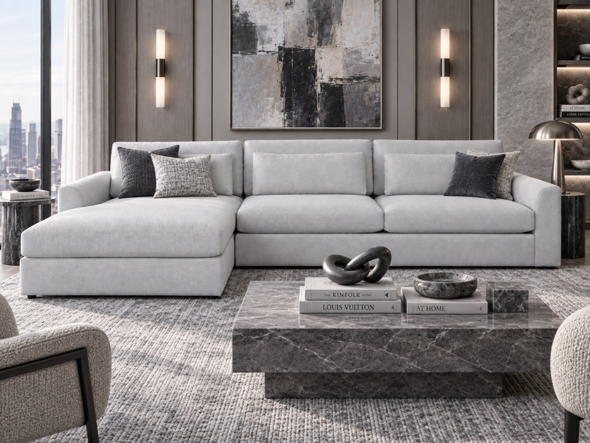 Marilyn LAF Silverstone Sectional Sofa