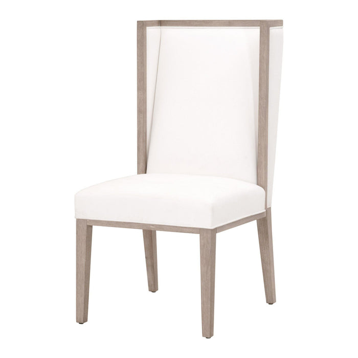 Mason Ivory LiveSmart Fabric Wing Chair, Set of 2