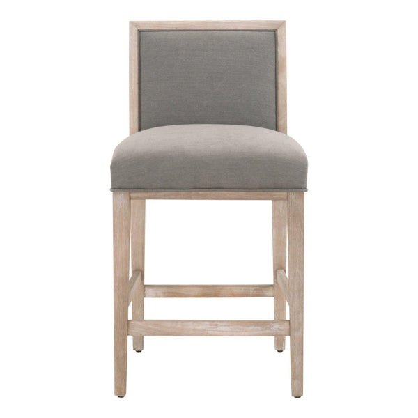 Mason Gray Counter Stool, Set 2 - Stool Side View | Bone & Brass