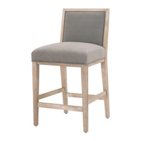 Mason Gray Counter Stool, Set 2 | Bone & Brass