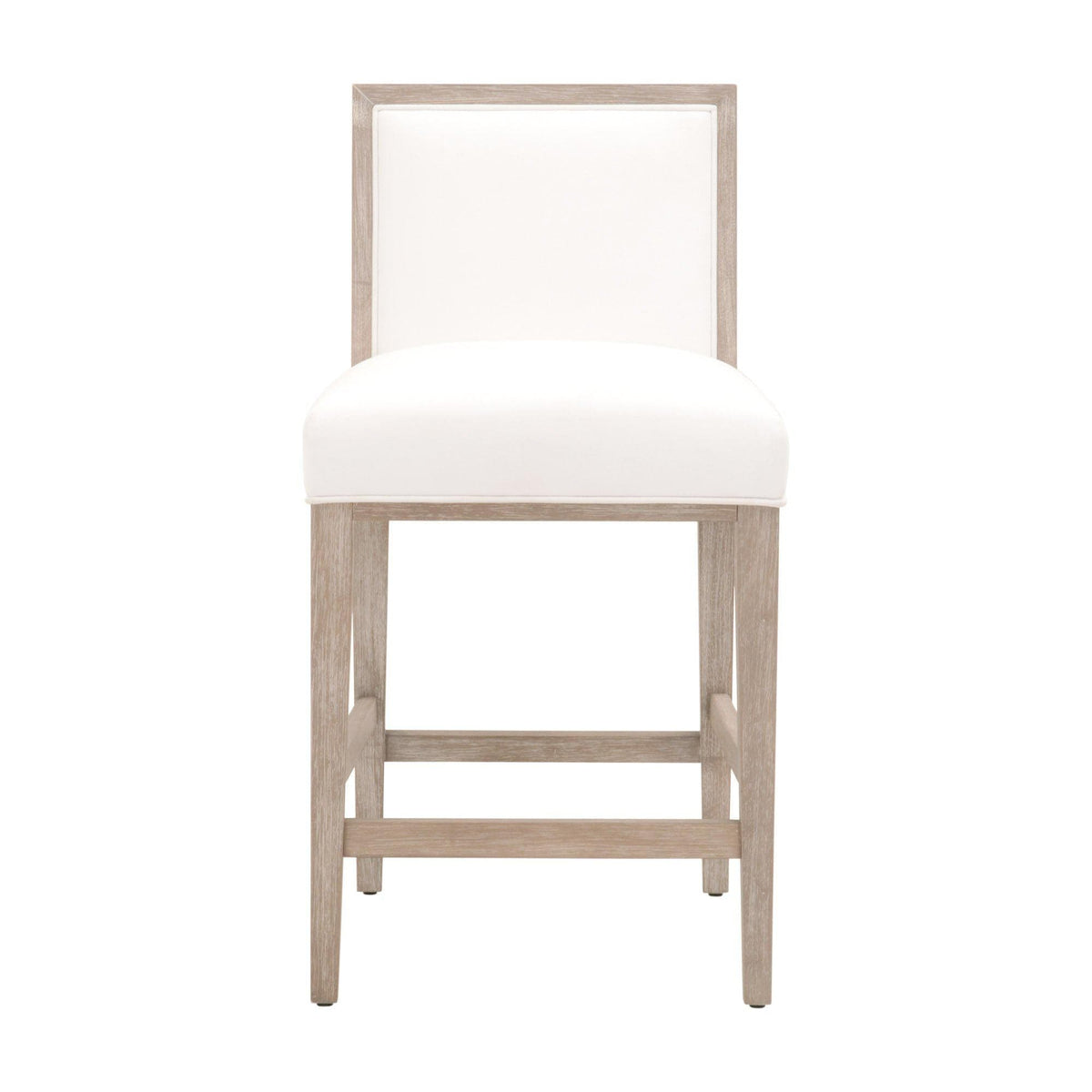 Mason Ivory Counter Stool, Set 2 - Stool Side View | Bone & Brass