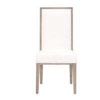Mason Ivory Dining Chair, Set 2 - Chair Side View | Bone & Brass