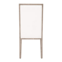 Mason Ivory Dining Chair, Set 2 - Chair Upholstery Detail | Bone & Brass
