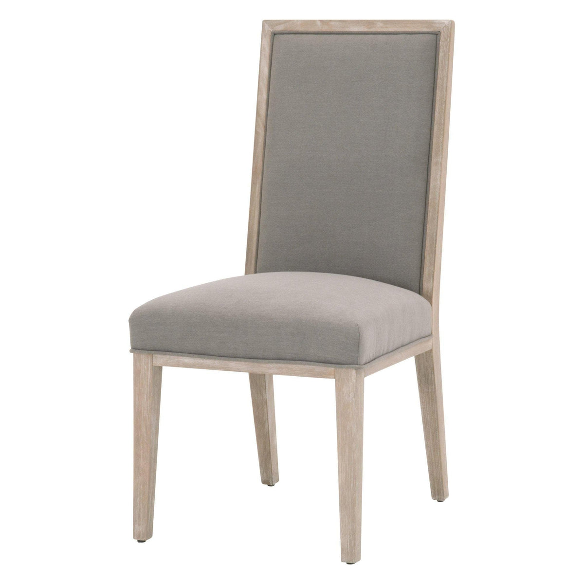 Mason Ivory Dining Chair, Set 2 - Chair Side View | Bone & Brass
