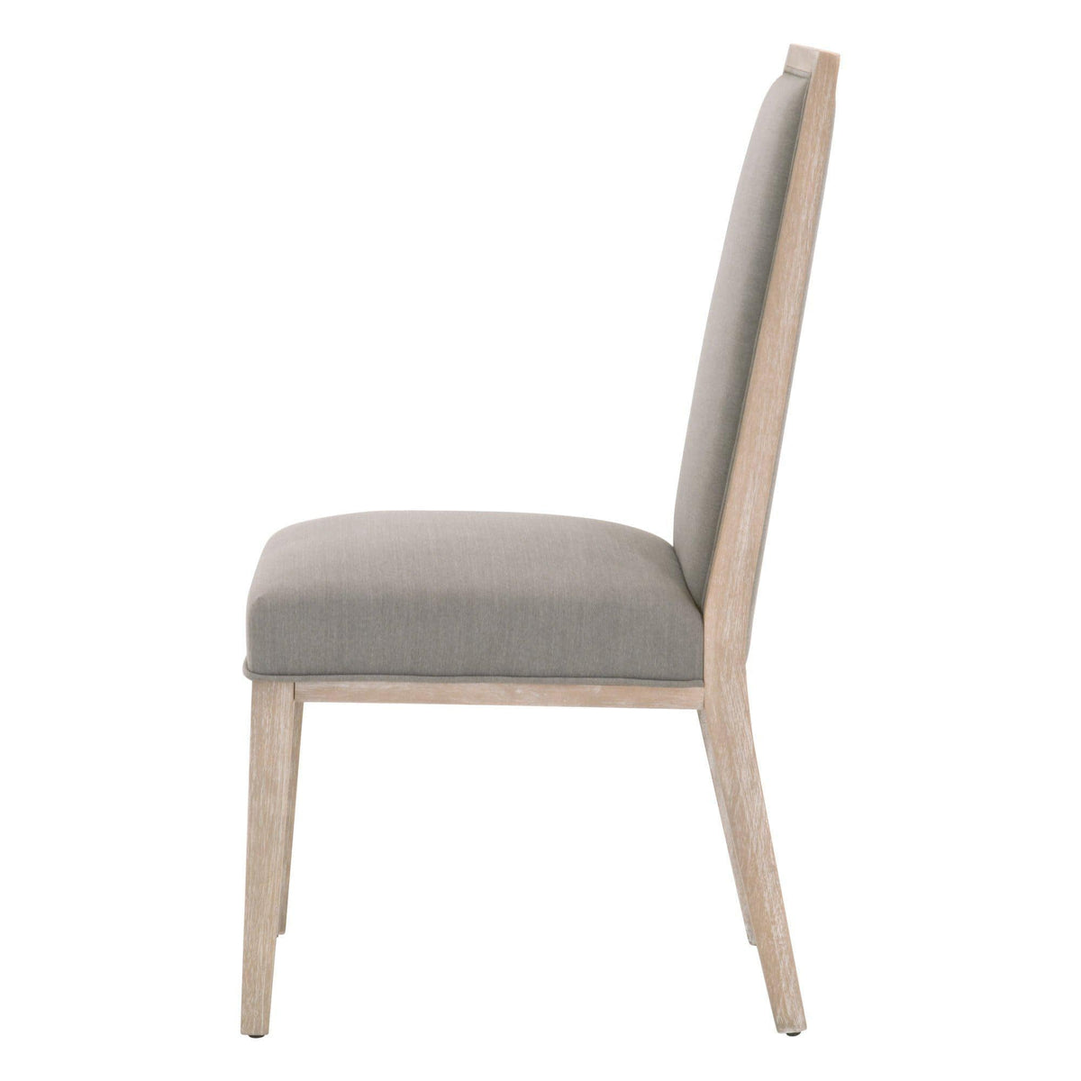 Mason Ivory Dining Chair, Set 2 - Chair Upholstery Detail | Bone & Brass