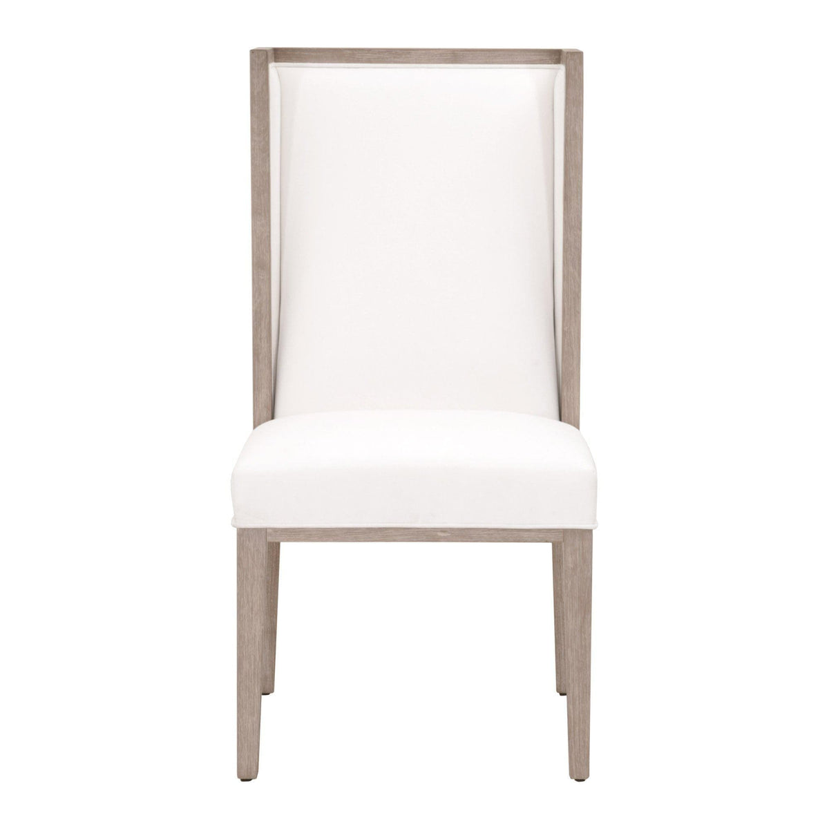 Mason Ivory Wing Chair, Set 2 - Chair Side View | Bone & Brass