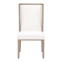Mason Ivory Wing Chair, Set 2 - Chair Side View | Bone & Brass