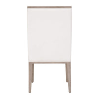 Mason Ivory Wing Chair, Set 2 - Chair Upholstery Detail | Bone & Brass