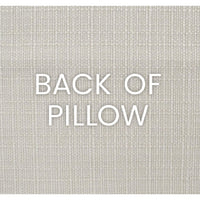 Mati Linen Smoke Throw Pillow - Pillow Detail | Bone & Brass