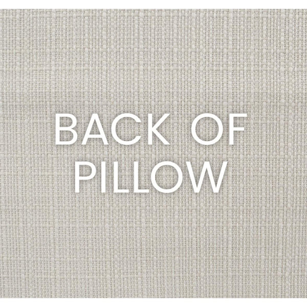 Mati Linen Smoke Throw Pillow - Pillow Detail | Bone & Brass