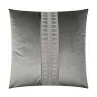 Mati Velvet Smoke Throw Pillow | Bone & Brass