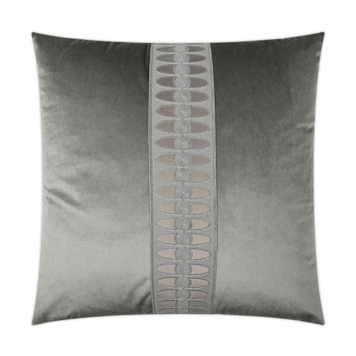 Mati Velvet Smoke Throw Pillow | Bone & Brass