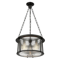 Matte Black Cape Harbor Lighthouse Pendant