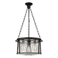 Matte Black Cape Harbor Lighthouse Pendant