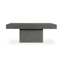Maxima Grey Concrete Outdoor Coffee Table | Bone & Brass