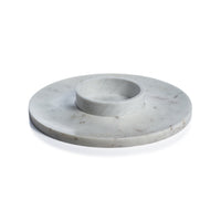 Medan White Marble Chip and Dip Server | Bone & Brass