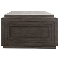 Mentor 2-Sided Desk in pale black mahogany with classic design and modern proportions.