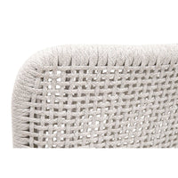 Mesa Taupe & White Outdoor Counter Stool