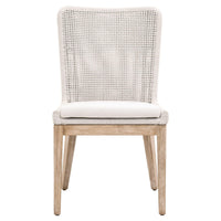 Mesa Taupe & White Outdoor Dining Chair, Set of 2
