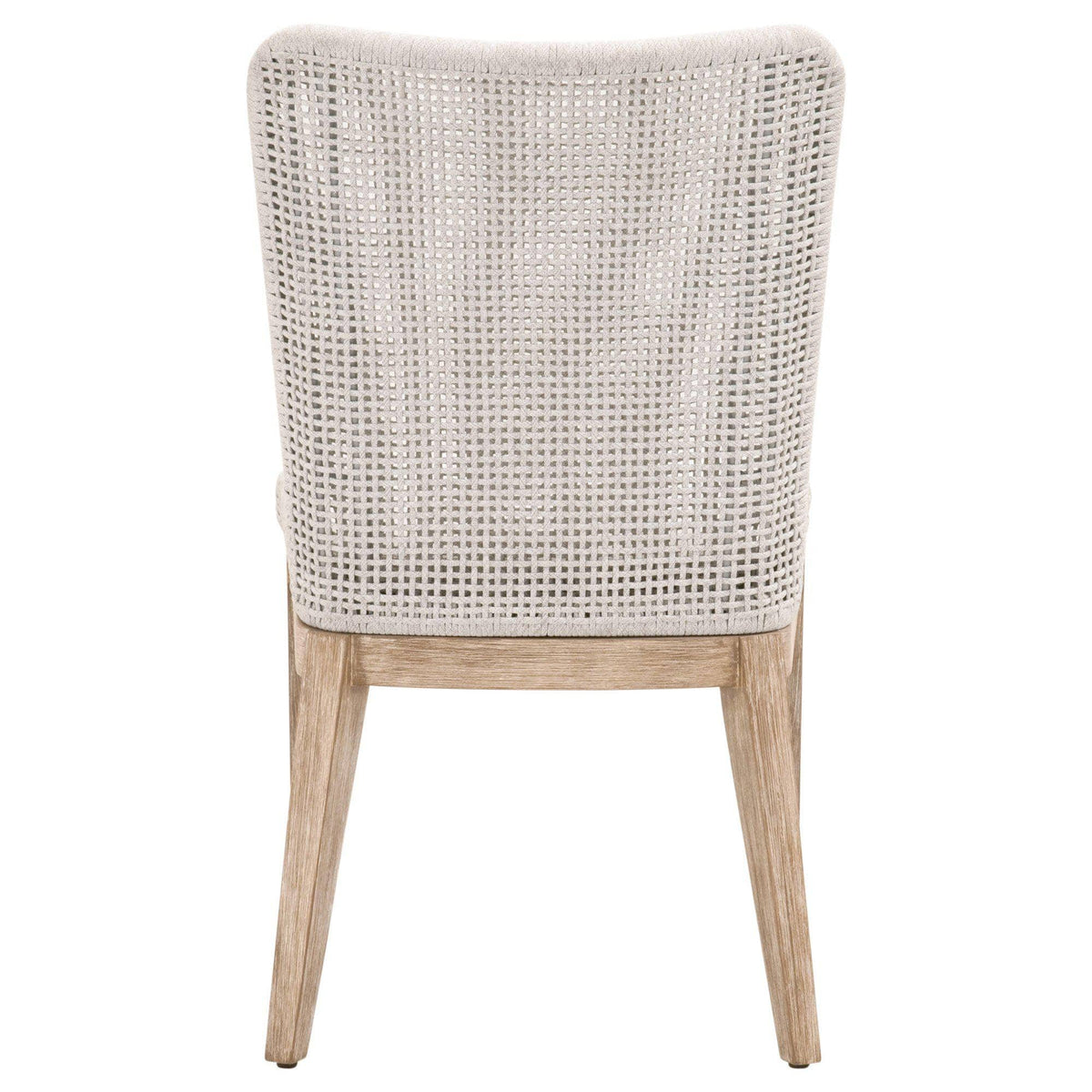 Mesa Taupe & White Outdoor Dining Chair, Set of 2