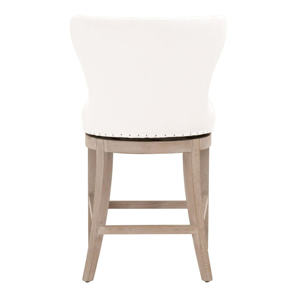 Millie Ivory Swivel Counter Stool - Stool View | Bone & Brass