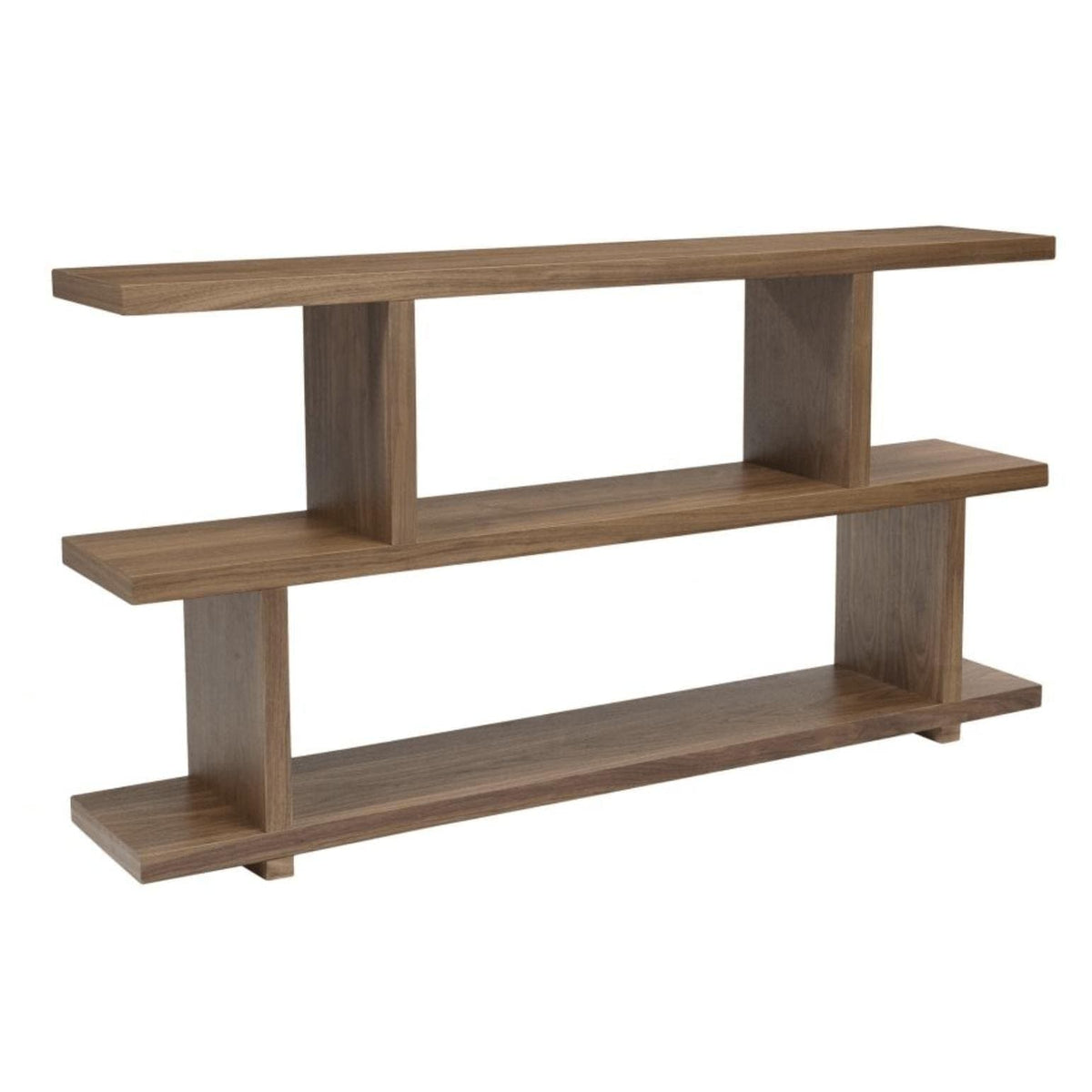 Miri Shelf Small Walnut | Bone & Brass