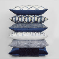 Mixology Indigo Throw Pillow - Pillow Detail | Bone & Brass