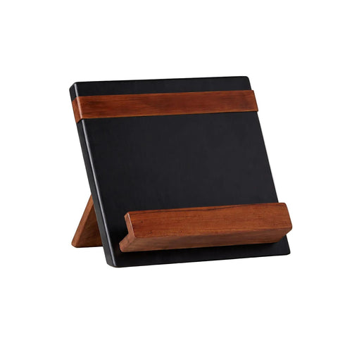 Modern iPad & Cookbook Holder, Black | Bone & Brass