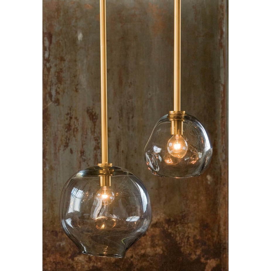 Molten Pendant Large With Smoke Glass