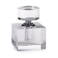 Monique Cube Glass Perfume Bottle | Bone & Brass