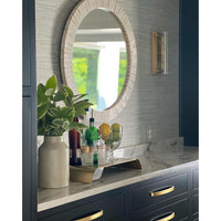 Multitone Bone Mirror - Mirror Detail | Bone & Brass