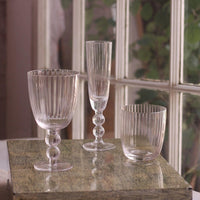 Glass Venice All Purpose Set 4 (Clear) - Glass Close Up | Bone & Brass